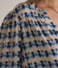 Picture of ELSA CREAM PRINTED VISCOSE BLOUSE